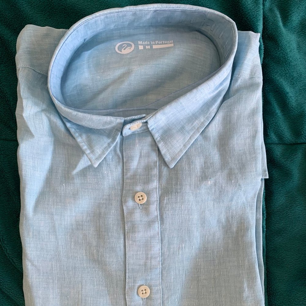 Light Blue Linen Outlier Shirt